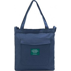 Túi Vải Đeo Chéo Tote Bag Living Nắp Nhọn XinhStore
