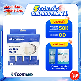 Khẩu Trang N95 EcomMed (Hộp 10 cái)