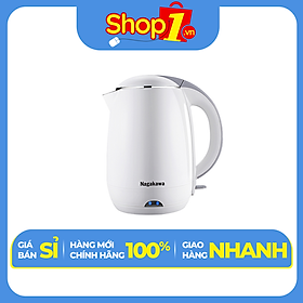 Ấm Đun Siêu Tốc 2 Lớp Nagakawa NAG0314 (1.8 Lít) - Hàng Chính Hãng