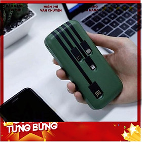 Mua Sạc dự phòng đa năng hoco DB07 tích hợp sẵn 4 dây cáp tiện lợi dung lượng 10.000mah - Hàng chính hãng