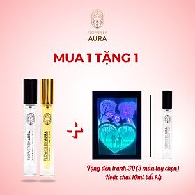 [MUA 1 TẶNG 1] Nước hoa thiên nhiên Flower By Aura_Combo 2 chai Unisex & Hers 10ml