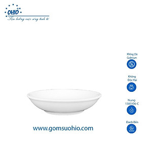 Mua Đĩa Muối Tiêu 8.6 cm Sứ Trắng OHIO