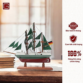 Mua Mô Hình Thuyền Gỗ Phong Thủy Gia Nhiên  Thuyền Buồm Gỗ ALEXANDER VON HUMBOLDT  Dài 20cm  Cao Cấp