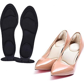 Miếng lót giảm size cho giày cao cấp êm chân , bền đẹp , thoáng khí-đen