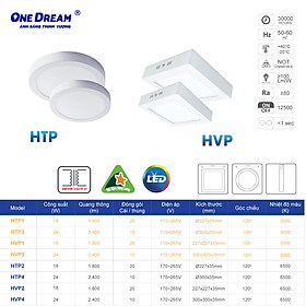 Mua Đèn led ốp trần tròn 18W - 24W. Đèn Led One Dream siêu sáng  tiết kiệm điện năng.