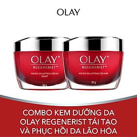 Combo Kem Dưỡng Da Olay Regenerist Tái Tạo Và Phục Hồi Da Lão Hóa