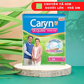 (HCM) Tã quần Caryn size L gói 28 miếng siêu tiết kiệm