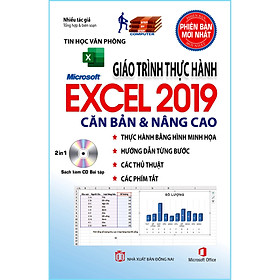 Download sách Giáo Trình Thực Hành Microsoft Excel 2019 Căn Bản & Nâng Cao (Sách kèm theo CD Bài Tập)