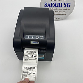 Máy In Tem Dán Ly Trà Sữa Xprinter XP-350B - Hàng Nhập Khẩu