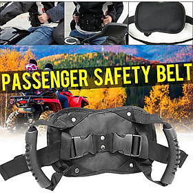 Motorcycle Passenger Safety Belt Rear Seat Grab Grip Handle Armrest Strap