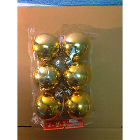 Quả châu treo cây thông noel - Châu bóng đẹp lung linh, có nhiều size để lựa chọn