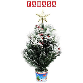 Mua Cây Thông Mini 3 Loại Lá Phủ Tuyết Trang Trí Noel 60 cm - Chaang Chiia LP-3LLD-60CM