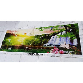 Mua (Đã Thêu) Tranh Thêu Chữ Thập Phong Cảnh 190*70cm Thêu Kín