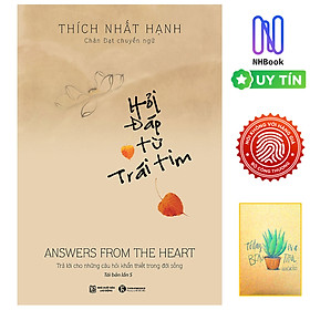 Hỏi Đáp Từ Trái Tim  Free bookcare + sổ tay xương rồng