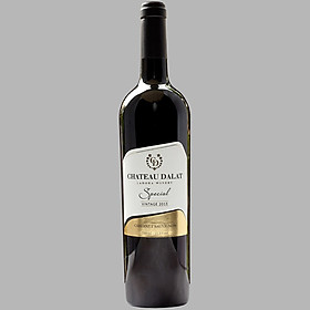 Hình ảnh Rượu Vang Đỏ Ladofoods Chateau Dalat Special Cabernet Sauvignon 750ml 12,5% - Không Kèm Hộp