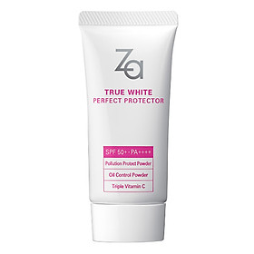 Kem Chống Nắng Giúp Bảo Vệ Hiệu Quả Và Làm Sáng Da Dành Cho Da Dầu Za True White Ex Perfect Protector SPF50/PA+++ ZA (30ml) - 40595