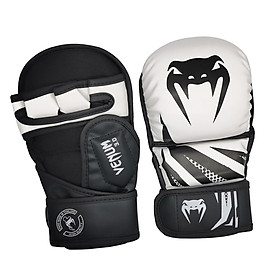 Boxing Gloves Half Finger Kickboxing Gloves for Grappling Sparring Men Women - S