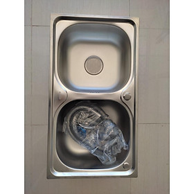 Mua Chậu rửa chén bát INOX 2 hố