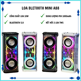 Mua Loa Bluetooth Mini Sothing A88 10W LED RGB Đổi Màu Cao Cấp  Loa TWS Kết Nối 2 Loa  Đèn LED Nháy Theo Nhạc- Hàng Chính Hãng