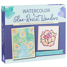 Hình ảnh sách Watercolor Glue-Resist Wonders