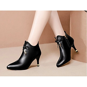 Giày boots nữ gót nhọn