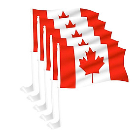Mua Co 1pc/5pcs Reusable Canada Flag Mini Handheld Stick Flags Car Window Flag For Party Decoration 30 X 45cm Mua Co 1pc/5pcs Reusable Canada Flag Mini Handheld Stick Flags Car Window Flag For Party Decoration 30 X 45cm