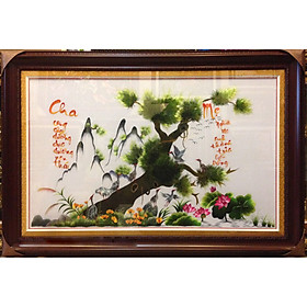 Mua Tranh thêu tay  Cha Mẹ - T151