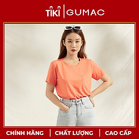 Áo thun cổ tròn túi đắp GUMAC ATA1117