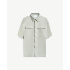 Áo sơ mi tay ngắn . Oversize - RT 10F24SHS037 | ROUTINE CÀ MAU
