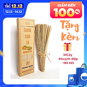 Mua Hộp nhang cam sả Dương Minh nhang sạch 100% thành phần tự nhiên từ vỏ cam và sả cây hương nhang thơm dịu nhẹ an toàn nhang cây 30cm hương organic