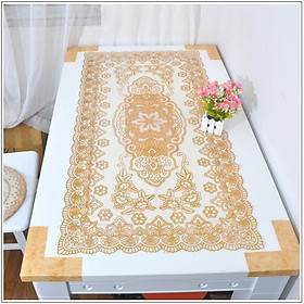 Mua Khăn trải bàn kích thước 60x120cm  ren hoa cao cấp