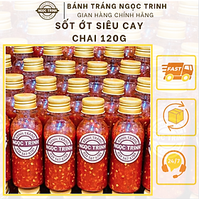 Sốt Ớt Siêu Cay (Hủ 120G) Chấm Bánh Tráng - Bánh tráng Ngọc Trinh