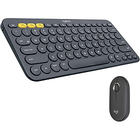 Mua Bộ bàn phím không dây Logitech K380 Xám + Chuột không dây Logitech M350 Xám - Hàng chính hãng