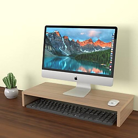 Mua kệ máy tính 1 tầng lắp ghép tiện lợi   kệ màn hình chắc chắn gỗ MDF cao cấp