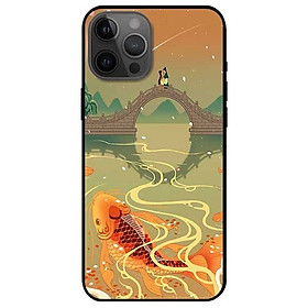 Ốp lưng dành cho Iphone 12 - Iphone 12 Mini - Iphone 12 Pro - Iphone 12 Pro Max mẫu Chép Bên Cầu