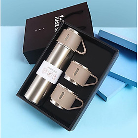Mua Bình Giữ Nhiệt Cao Cấp 500ML Lõi Inox Cao Cấp Tặng Kèm 2 Cốc  Fullbox Làm Quà Tặng Sang Trọng