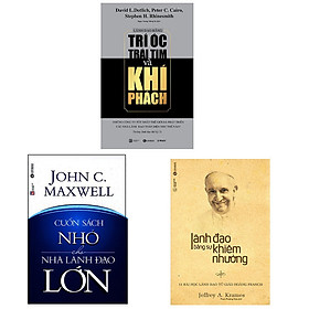 [Download Sách] Bộ sách cẩm nang dành cho lãnh đạo: Cuốn Sách Nhỏ Cho Nhà Lãnh Đạo Lớn - Lãnh Đạo Bằng Trí Óc Trái Tim Và Khí Phách - Lãnh Đạo Bằng Sự Khiêm Nhường