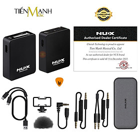 Mua Micro Nux Wireless 1 Phát 1 Thu B10 Vlog - Mic Không Dây Thu Âm Livestream  Phỏng Vấn Ngoài Trời B-10 Microphone Hàng Chính Hãng - Kèm Móng Gẩy DreamMaker