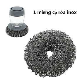 Mua Dụng cụ cọ rửa xoong nồi  cọ bếp có bình chứa xà phòng dạng nhấn tiện lợi