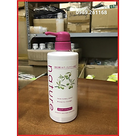 Dầu Xả Chiết Xuất Thảo Dược Phục Hồi Tóc Nhật Bản Naris Cosmetic Natuve Mild Hair Rinse - 650ml
