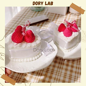 Mua Nến Thơm Bánh Kem Trái Tim Mix Dâu Tây Không Khói  Quà Tặng Valentine  Sinh Nhật - Dory Lab