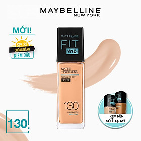 Kem Nền Mịn Nhẹ Kiềm Dầu Fit Me Maybelline New York Matte Poreless Foundation 30ml