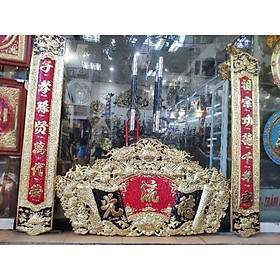 Mua Bộ Cuốn Thư Câu Đối  Bộ cuốn thư đại tự câu đối bằng đồng nguyên chất kích thước 1m35 1m55.