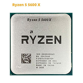 AMD Ryzen 5 5600X R5 5600X 3,7 GHz Bộ xử lý CPU 6 nhân 12 luồng 7NM 65W L3=32M 100-000000065 Ổ cắm AM4