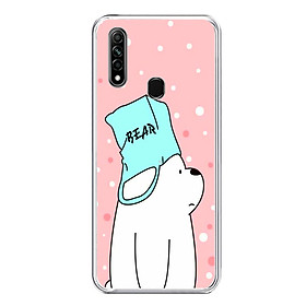 Ốp Lưng Dẻo Cho Điện Thoại Oppo A31 - 01282 0338 BEAR02 - Hàng Chính Hãng