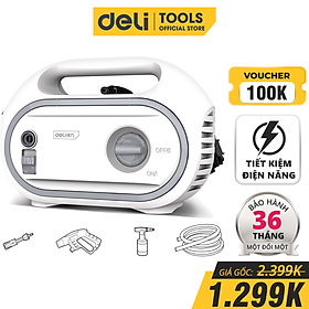 Mua Máy Rửa Xe Mini Deli Công Suất Lớn - Tiết Kiệm Điện Năng  Phun Rửa Đa Năng - DL882201