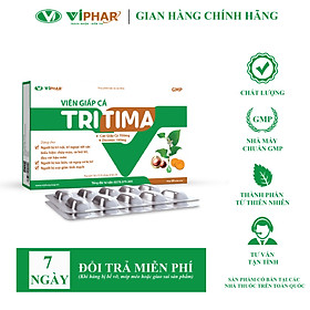 Hình ảnh Viên Uống Trĩ Nội, Trĩ Ngoại Giảm Tình Trạng Chảy Máu, Sa Búi Trĩ, Nứt Kẽ, Đau Rát Hậu Môn TRITIMA VIPHAR Hộp 20 Viên