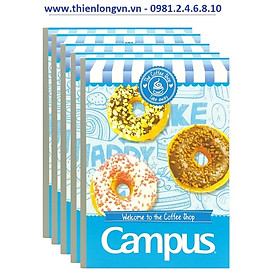 Lốc 5 quyển vở kẻ ngang 80 trang B5 Campus NB-BCOF80