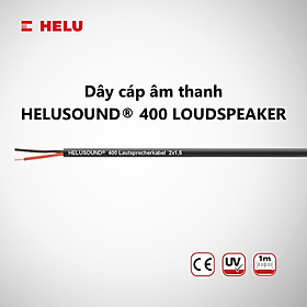 Dây cáp âm thanh HELUKABEL HELUSOUND 400 Lautsprecherkabel | Black | 2 x 2.5 mm²