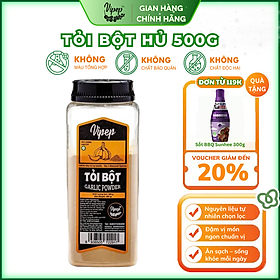 Tỏi Bột Tự Nhiên Vipep Hũ Nhựa 600g